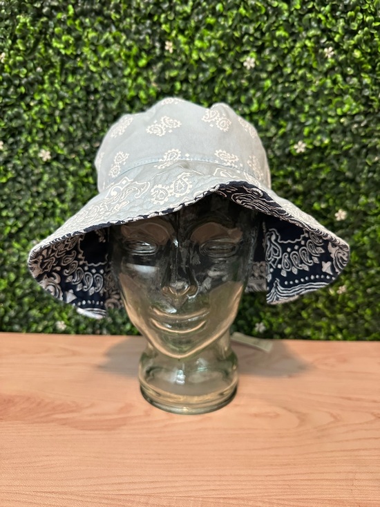 Free People Bandana Bucket Hat #41 - Picture 6 of 7